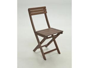 Square Folding Table and Armless Chairs